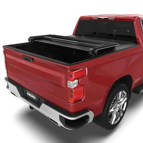 OEDRO Soft Tri-Fold Tonneau Cover for 2019-2026 Chevy Sil... PREFECT FIT: This truck tonneau cover is compatibl