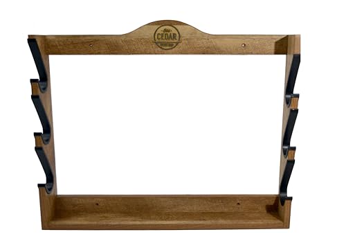 Old Cedar Outfitters Wall-Mounted Gun Rack for Long Guns,... Wall mountable, hardware included