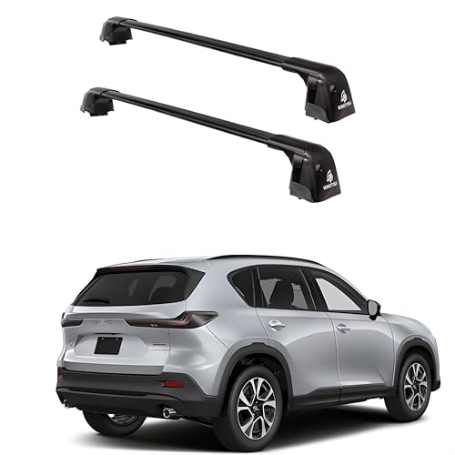 ROKIOTOEX Coyote Roof Rack Cross Bars for 2026 Mazda CX-5... EXACT FIT - 2026 MAZDA CX-5 WITH FACTORY FLUSH RAI