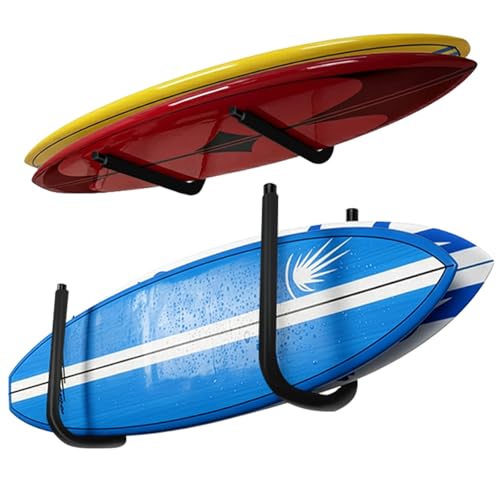 SUP Paddle Board and Kayak Storage Rack,Surfboard Wall Mo... The SUP paddleboard surfboard storage rack mounts