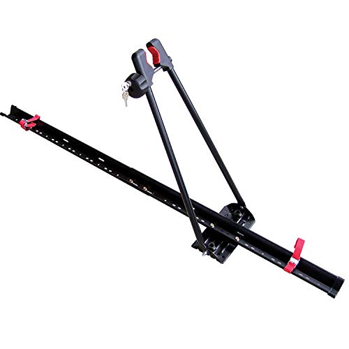 Swagman Upright Roof Mount Bike Rack – Rooftop Upright Bi... EASY TO ASSEMBLE: The UPRIGHT roof rack installs i