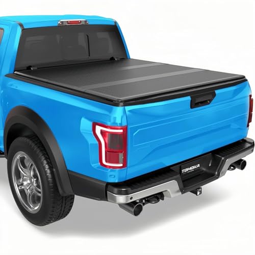 TOMOKA Hard Folding Tonneau Cover for 2022-2026 Ford Mave... FITMENT - 4.6 ft Hard Tri-fold tonneau cover compa
