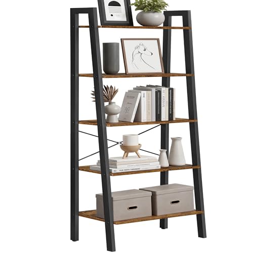 VASAGLE BARNET Collection - Ladder Shelf, Bookshelf, Stor... Modern Form, Lasting Appeal: Clean lines and balan