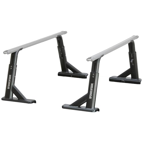 Yakima Adjustable Truck Bed Rack with Tie Down Points & T... Versatile Truck Rack System: Elevate your hauling