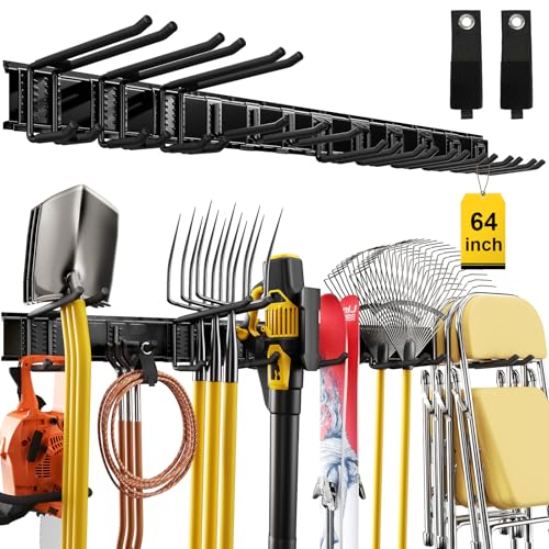 YZSFMZGE 64" Garage Wall Tool Organizer, 900 Lbs Heavy Du... Heavy Duty Material: The garage organizer has thic