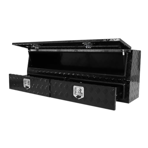 60 Inch Contractor Top Side Boxes with Two Lower Drawers ... Topsider Toolboxes are designed with one big swing