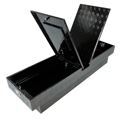 Aikosin 70 Inch Truck Tool Box Gull Wing Crossover Alumin... ✅Aikosin gull wing truck bed tool box has dual lid