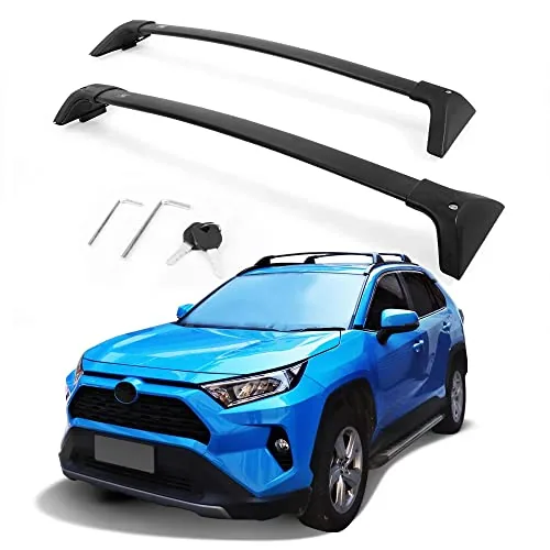 Autekcomma Lockable 260lbs Roof Rack Crossbar for Toyota ... BETTER THAN THE ORIGINAL OEM ONE .Optimized re-des
