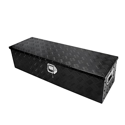 confote 39 Inch Heavy Duty Aluminum Stripes Plated Tool B... Built for A Lifetime: Stripe tread pattern reinfor