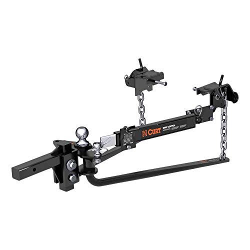 CURT 17063 Round Bar Weight Distribution Hitch with Sway ... LEVEL TOWING — Distributes trailer tongue weight a