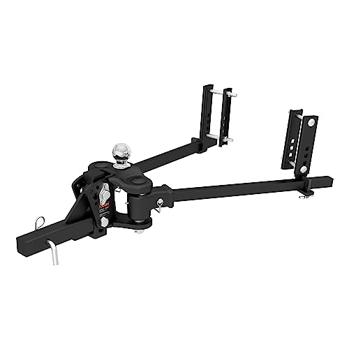 CURT 17500 TruTrack 4P Weight Distribution Hitch with Swa... Integrated sway control actively resists sway and
