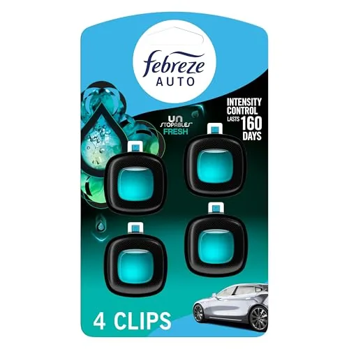 Febreze Car Air Freshener, Odor-Fighting Automotive Vent ... LONG-LASTING SCENT - Febreze Car air freshener del