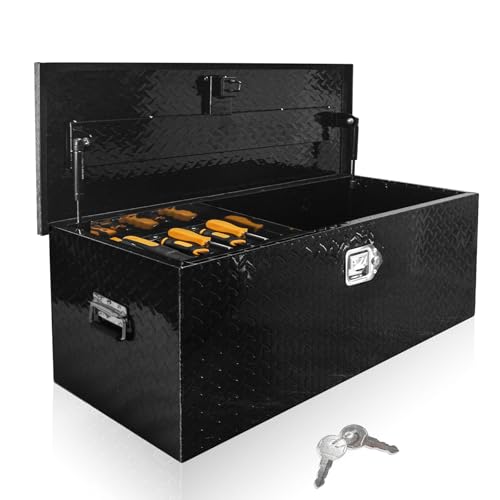 Fsehyue 39 Inch Truck Bed Tool Box Heavy Duty Diamond Pla... Omnipotent storage toolbox - This spacious toolbox