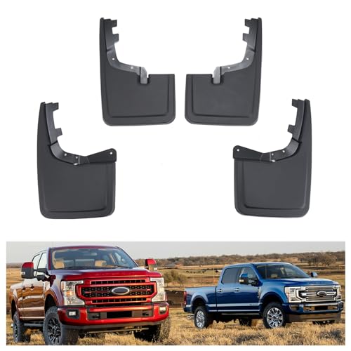 Kiwi Master No Drill Mud Flaps for 2021-2026 Ford F-150 W... Mud Flaps Fits F150: Non-Drilling, compatible with