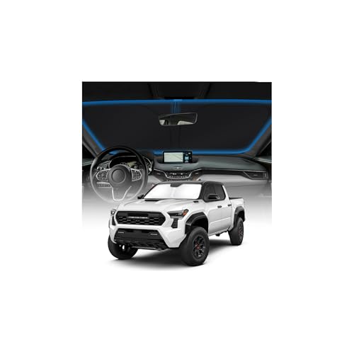 KUST Windshield Sun Shade for Toyota Tacoma Accessories 2... 【Vehicle Specific】KUST Windshield Shade Cover cust
