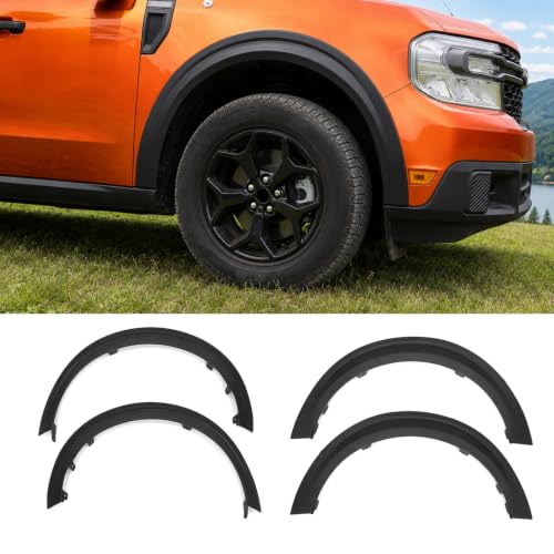 Mabett Fender Flares for 2022-2026 Ford Maverick Accessories Fitment: These fender flares are compatible with F