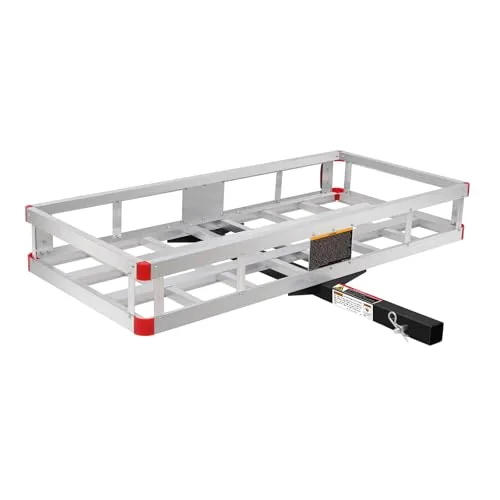 MaxxHaul 70108 Aluminum Cargo Carrier With High Side Rail... Robust Aluminum Construction: Crafted from extrude