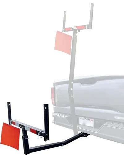 MaxxHaul 70231 Hitch Mount Pick Up Truck Bed Extender For... Extends your truck bed for carrying longer payload