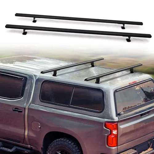 MELIPRON Heavy Duty Truck Topper Roof Rack for Truck Cap,... Improve Driving Experience: Truck racks with c-sha