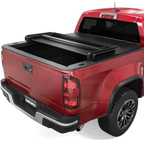 oEdRo Soft Tri-Fold Tonneau Cover for 2015-2026 Chevy Col... GREAT FIT: OEDRO truck bed cover is compatible wit