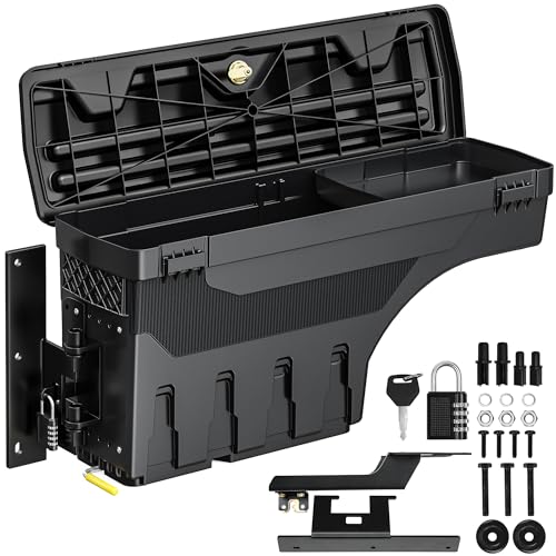 OEDRO Truck Bed Storage Tool Box Fits 2015-2026 Ford F150... FIT: The truck bed storage box is compatible with