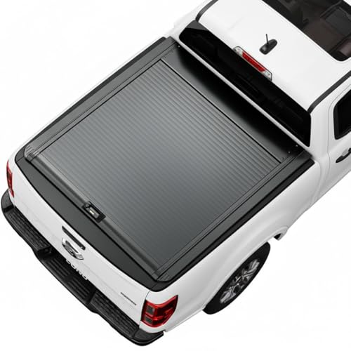 ONINE Pull-Lock-Go Retractable Hard Tonneau Cover for For... Premium All-Aluminum Retractable Design: Built wit