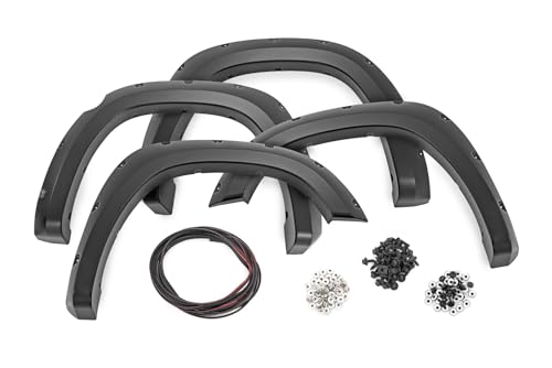 Rough Country Pocket Fender Flares for Ram 1500 (2025-202... Off-Road Style: Give your Ram truck a rugged, comm