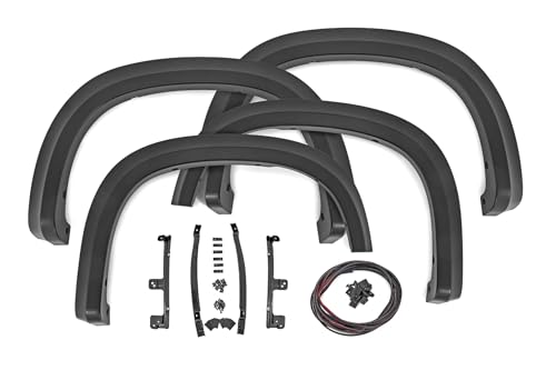 Rough Country Sport Fender Flares for Chevy Silverado 150... Extra Tire Coverage for a Wider Stance: Extends 1