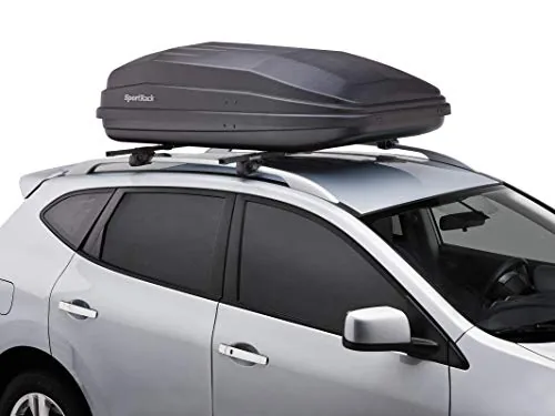 SportRack Vista XL Rear Opening Cargo Box,Black 18 cubic foot (510 L) internal cargo capacity