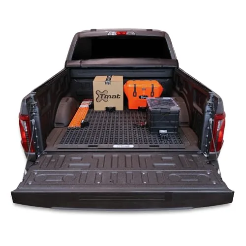Tmat Truck Bed Organizer Storage System Slide Out Mat (Un... ORGANIZED CARGO, YOUR WAY – Tmat is a modular truc