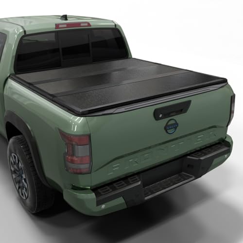 Toptiny Hard Folding Truck Bed Tonneau Cover|HTF033|Fits ... Fits 2005 - 2026 Nissan Frontier 5ft Bed (60")