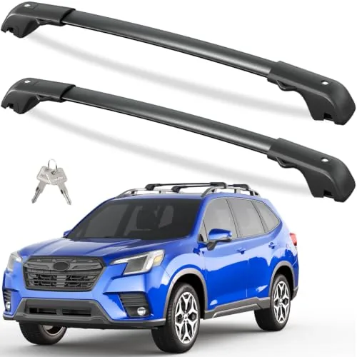 Tuyoung 300lbs Roof Rack Cross Bars for Subaru Forester 2... 【Compatible Vehicle】Compatible with Subaru Foreste