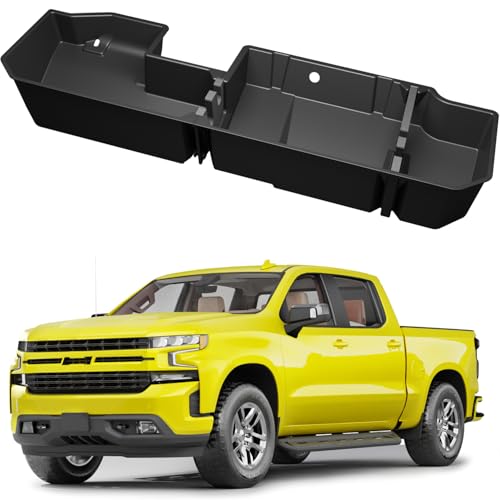 Under Seat Storage Boxes for 19-26 Chevy Silverado 1500 &... 【Attention & Fitment】KINGGERI Under Seat Storage B