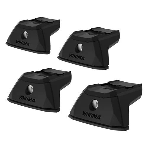 Yakima TrackTower Cargo Roof Rack Tower, 4 Packs Roof Track Towers: Set of 4 roof rack towers that