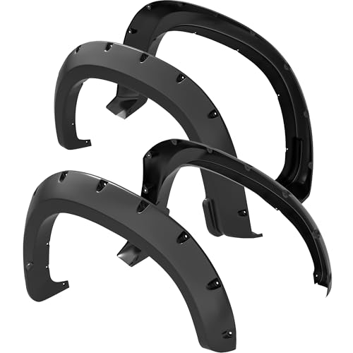 YITAMOTOR Fender Flares Kit Compatible with 2019-2026 Che... FIT:YITAMOTOR truck fender flares compatible with
