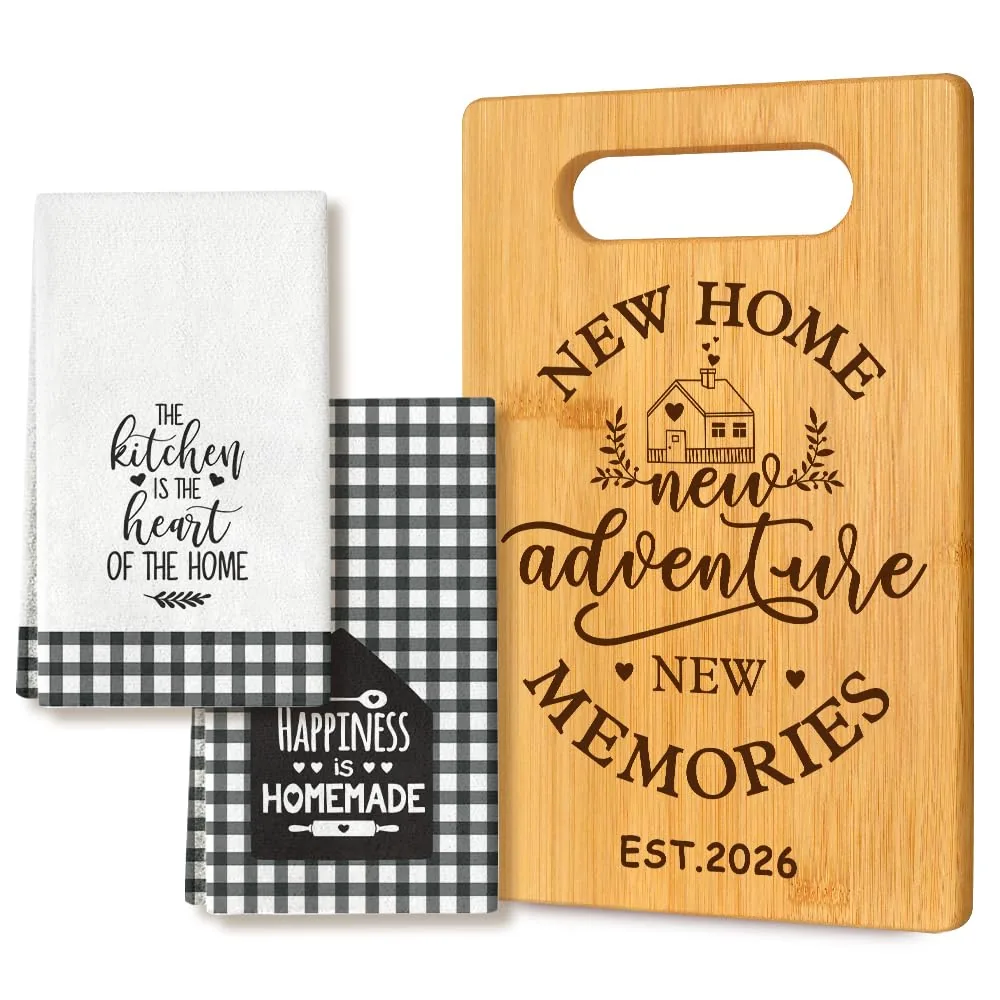 2026 Housewarming Gifts Set for Women Family with Bamboo ...