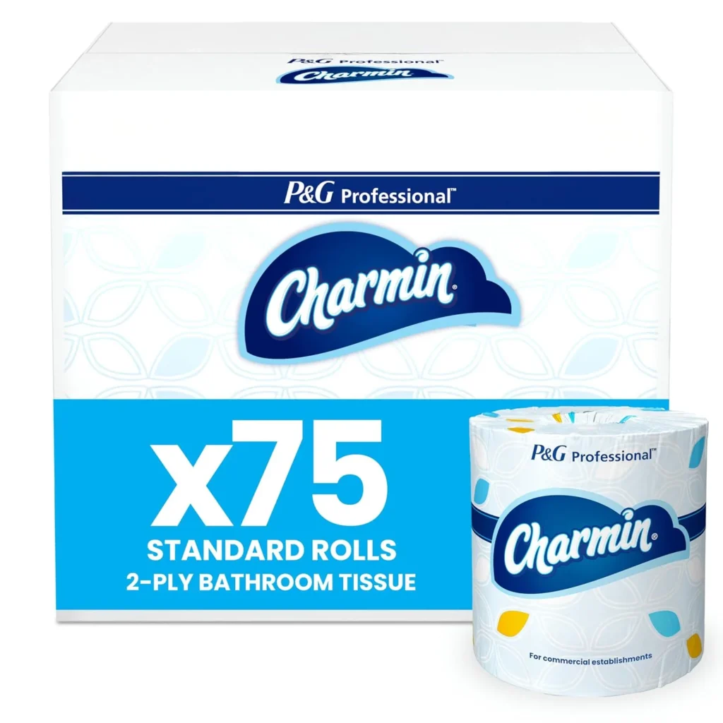 Charmin Commercial Bathroom Tissue, Septic Safe, Individu...