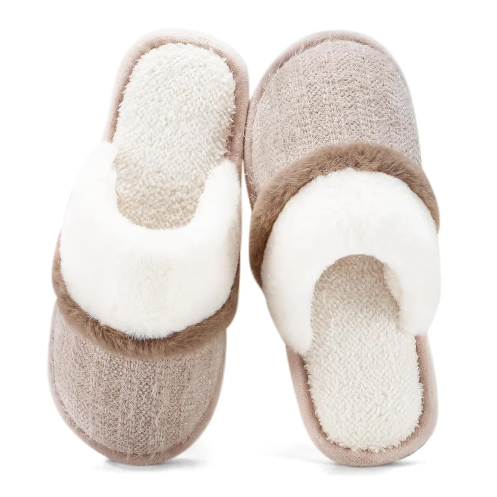 Cozy Slippers for Women Indoor and Outdoor Fuzzy House Sh...