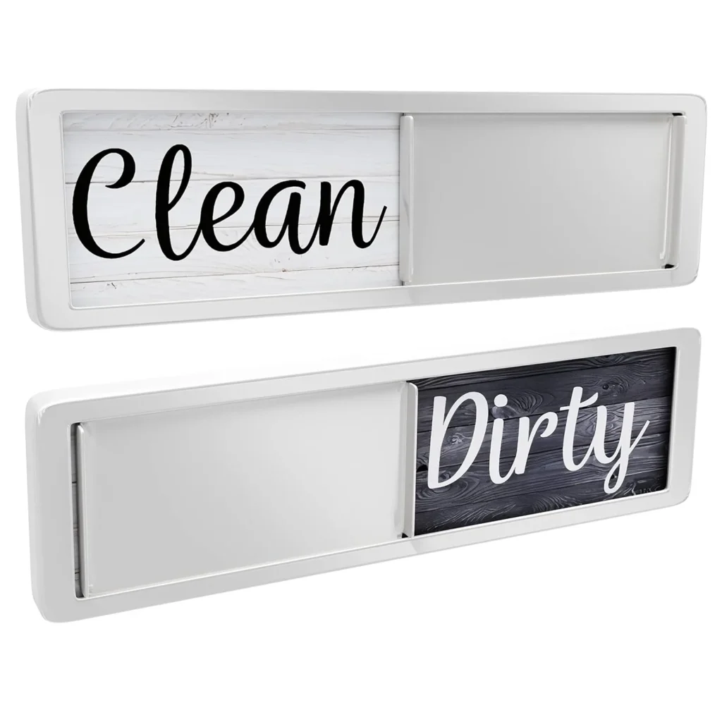 Dishwasher Magnet Clean Dirty Sign, Clean Dirty Magnet fo...