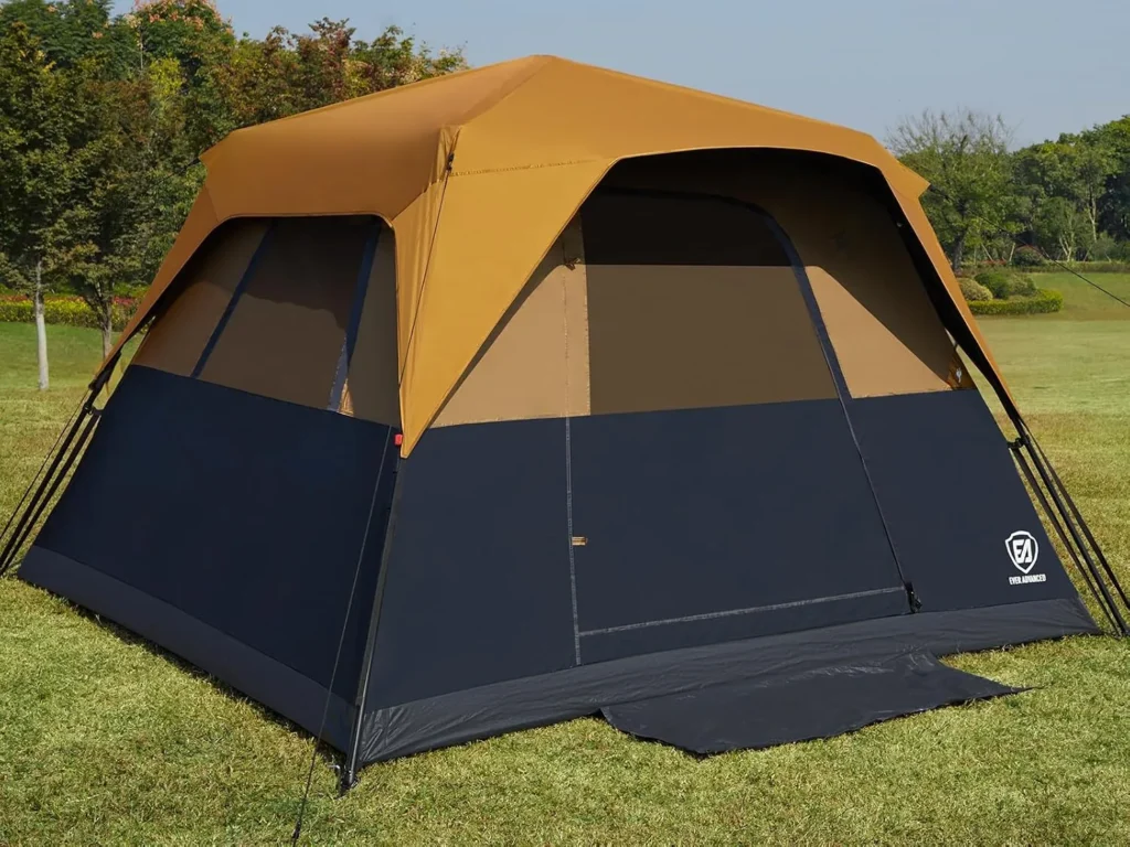 EVER ADVANCED 6 Person Camping Tent, Blackout Design Tent...
