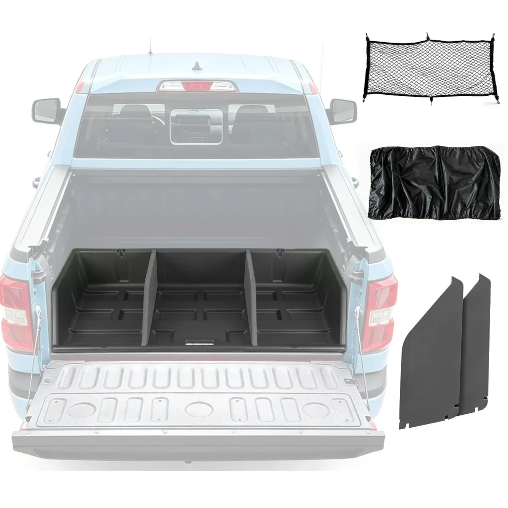 Full-Size Pickup Truck Cargo Box Organizer, Tail Box Stor...