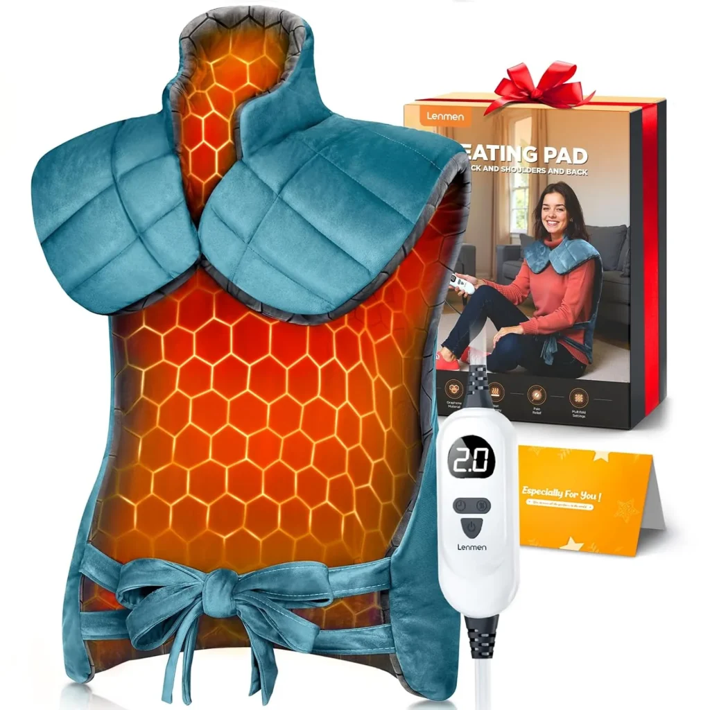 Graphene-Infused Heating Pad with 3X Deeper Pain Relief, ...