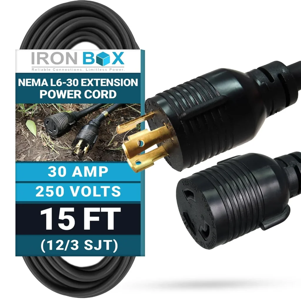 IronBox Electric - Heavy Duty NEMA L6-30 Extension Power ...