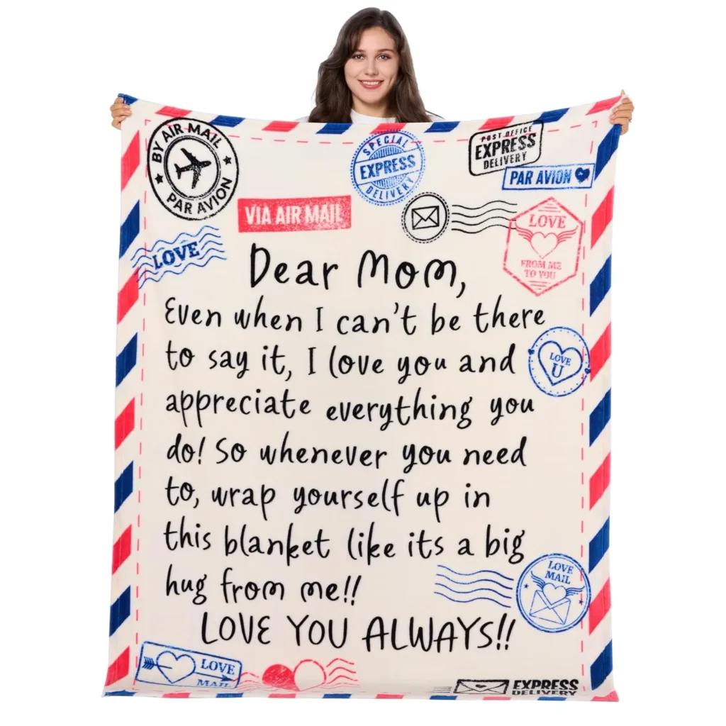 Joiedomi Gifts for Mom Blanket Birthday Gift from Daughte...