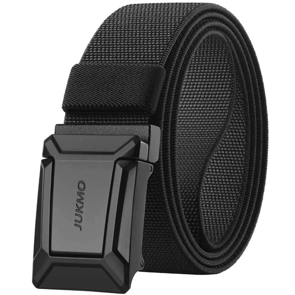 JUKMO Stretch Tactical Belt for Men, Military Work Rigger...