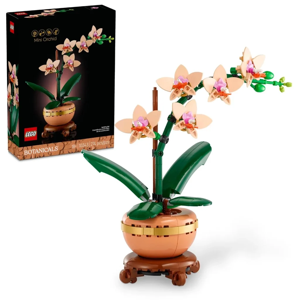 LEGO Botanicals Mini Orchid Building Set - Artificial, fo...