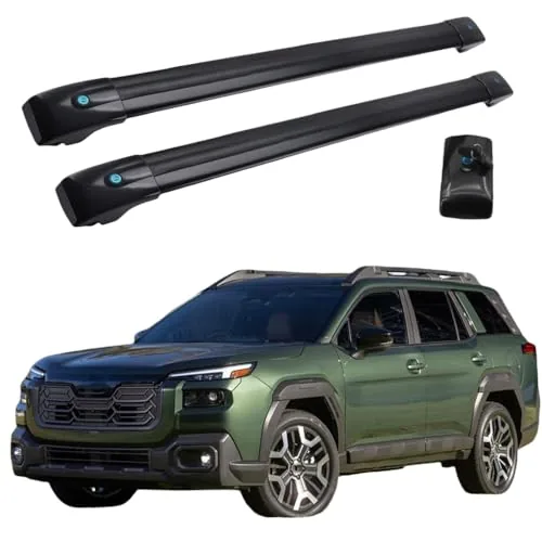 Lockable Roof Rack Cross Bars Compatible with Subaru Outb... Fitment:Fits For Subaru Outback 2026 Premium/Limit