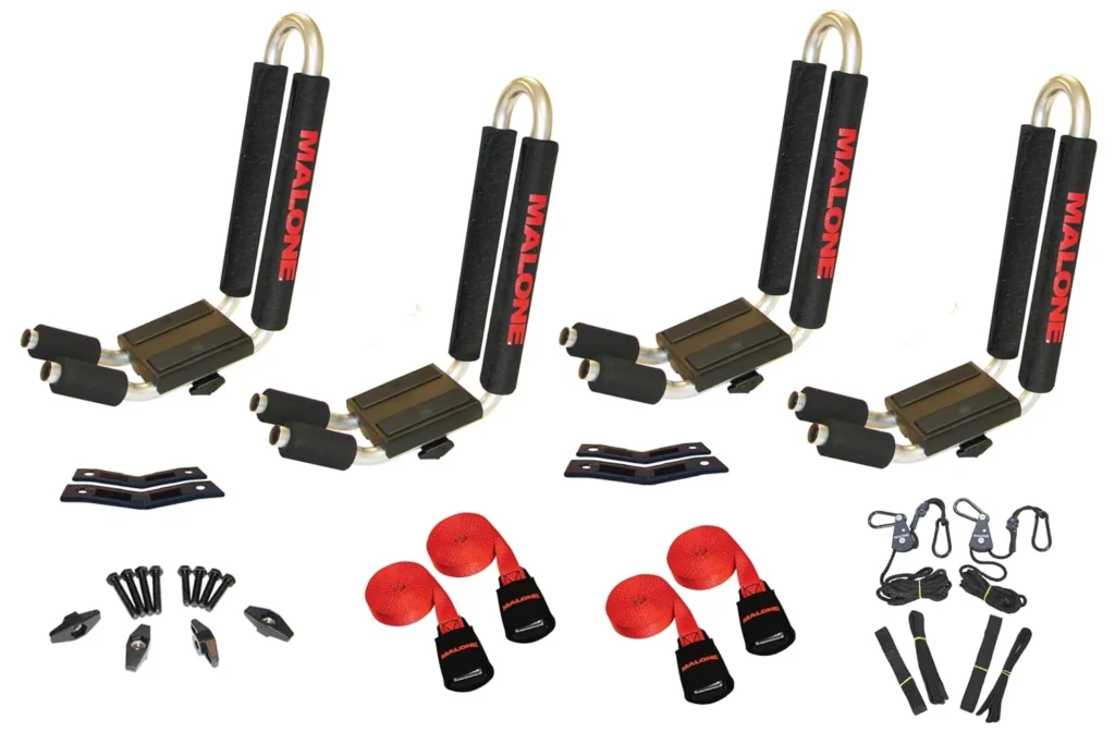 Malone J-Pro 2 J-Style Fixed-Arm Kayak Carrier 2-Pack wit...