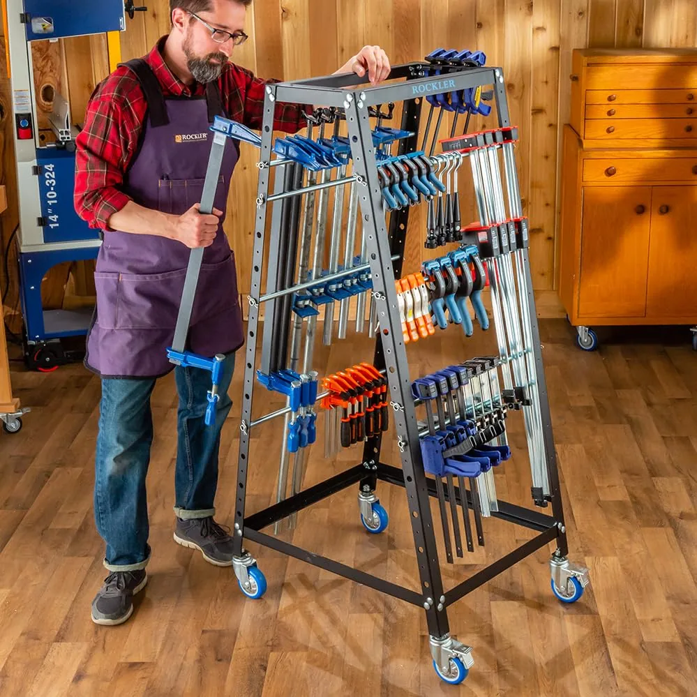 Pack Rack Plus Tool Storage Organizer on Wheels - Durable...