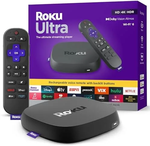 Roku Ultra, Ultimate Streaming Player - 4K Streaming Devi...